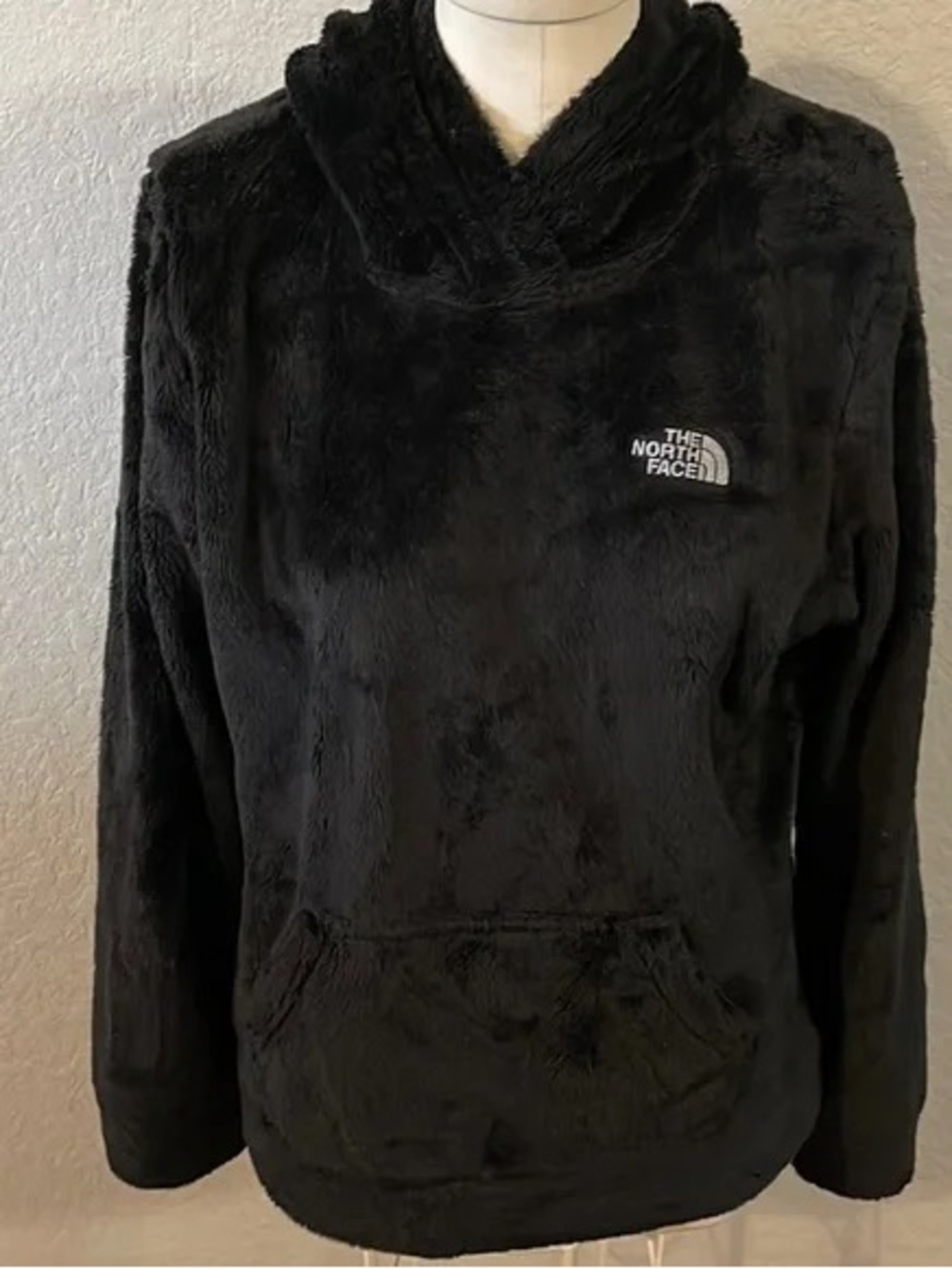 The North Face Women's Black Plush Pullover Hoodie